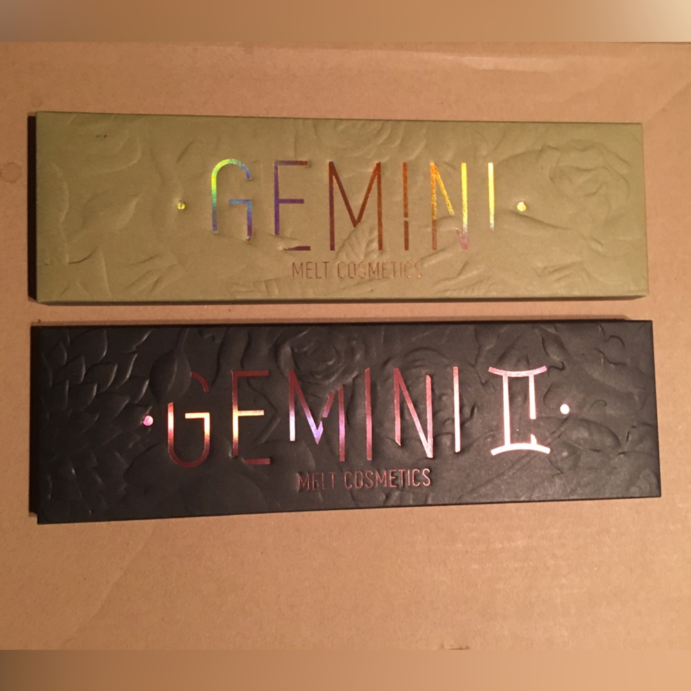 Melt Cosmetics Gemini l & Gemini ll eyeshadow palette’s (NIB)